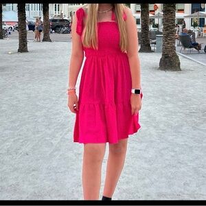 Pink sun dress